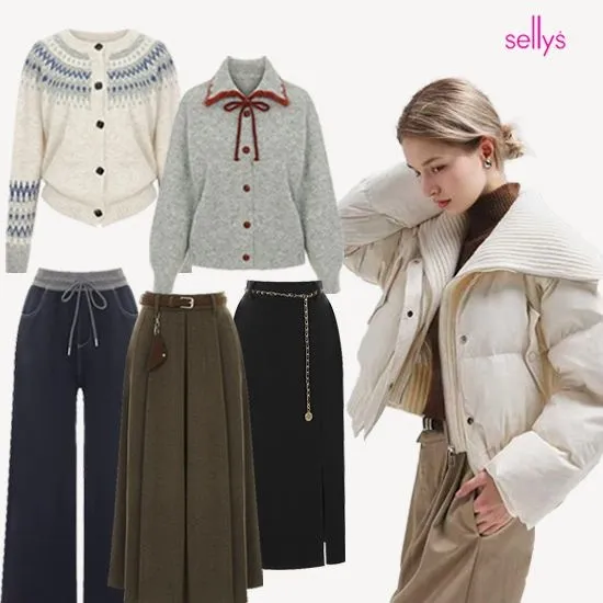 노르딕 울 라운드 가디건