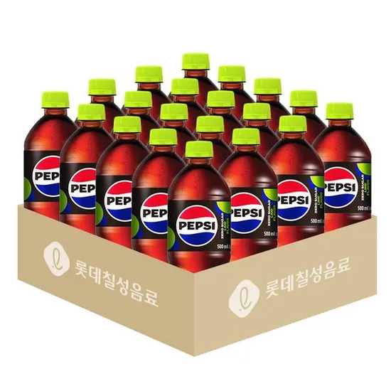 펩시 콜라 제로슈거 라임향 업소용 500ml 20개