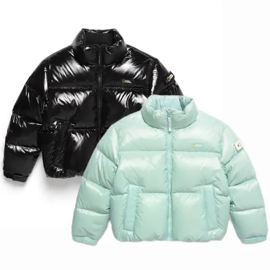 내셔널지오그래픽 글로시 덕다운 민트 130 150 160