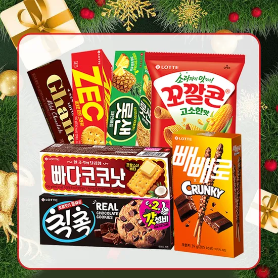 칙촉 카스타드 등 과자 6개