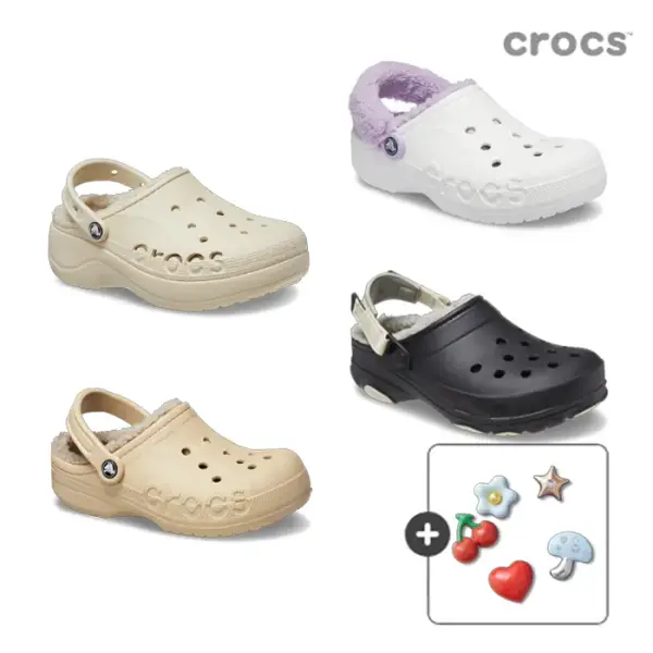 크록스 바야 라인드 클로그