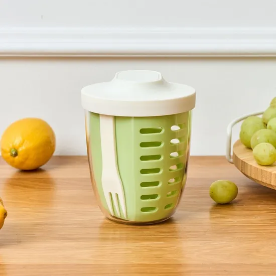 휴대용 채반 과일야채컵 650ml