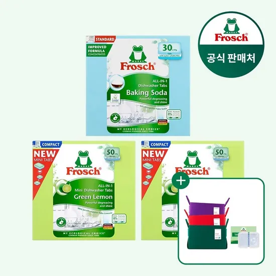 프로쉬 올인원 식기세척기세제 50개입 2개 30개입