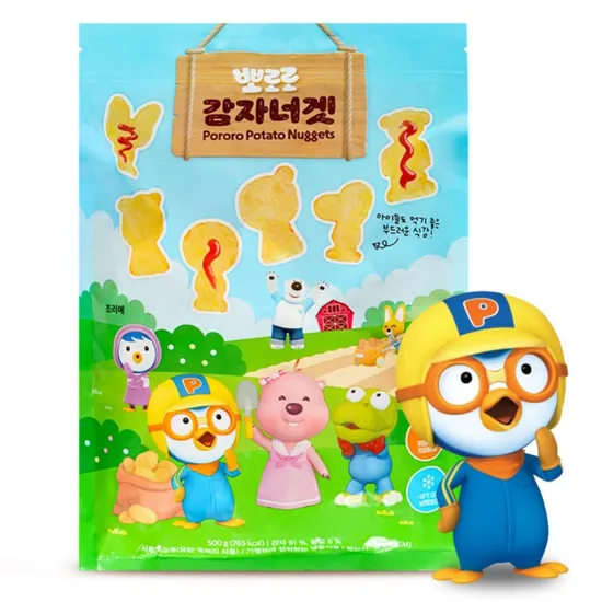 뽀로로 감자너겟 6가지 모양 500g 3세트