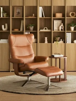 까사미아 옴므 1인 리클라이너 브라운