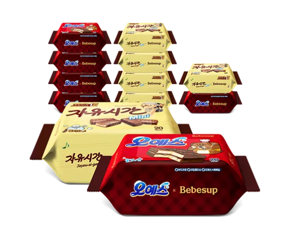 시그니처 블루 휴대 물티슈 오예스&자유시간 에디션 12팩