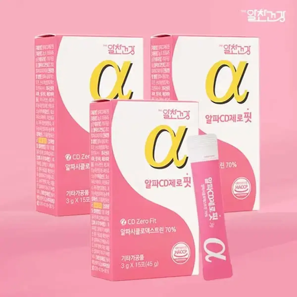 알파 CD 제로핏 덱스트린 파우더 자두맛 3박스