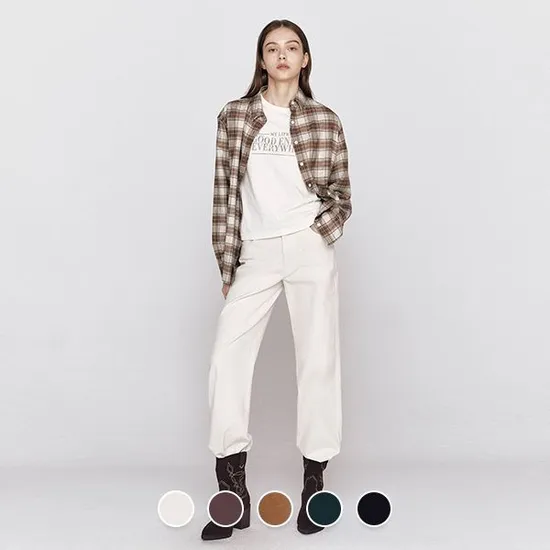 코듀로이 와이드 팬츠