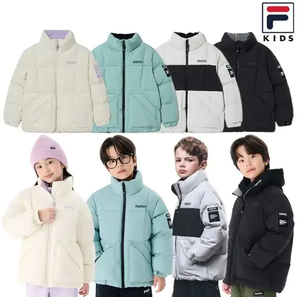 휠라키즈 로고 포인트 반넥 숏다운 70,110원