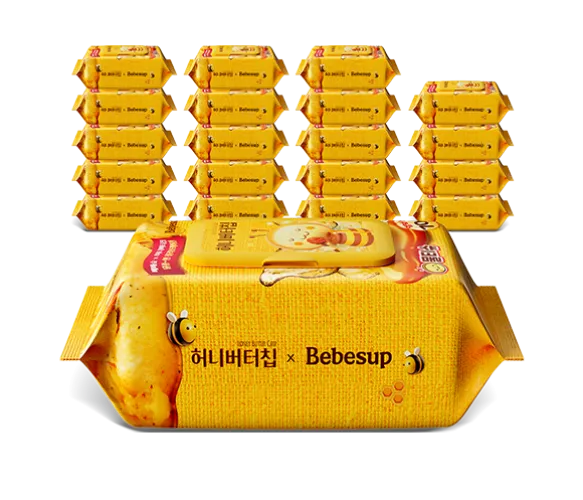 베베숲 시그니처 위드 블루 허니버터칩 에디션 70매 캡 20팩