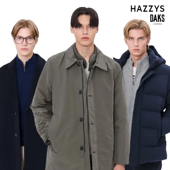 헤지스 면혼방 기모 팬츠