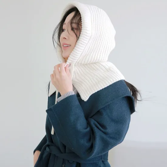 르포엠 니트 바라클라바 2종세트