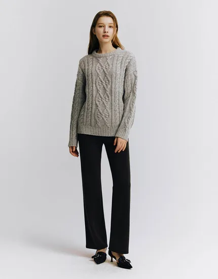 기모 풀밴딩 스트레이트 팬츠