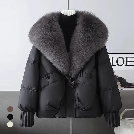 카라 볼륨퍼트리밍패딩 77까지