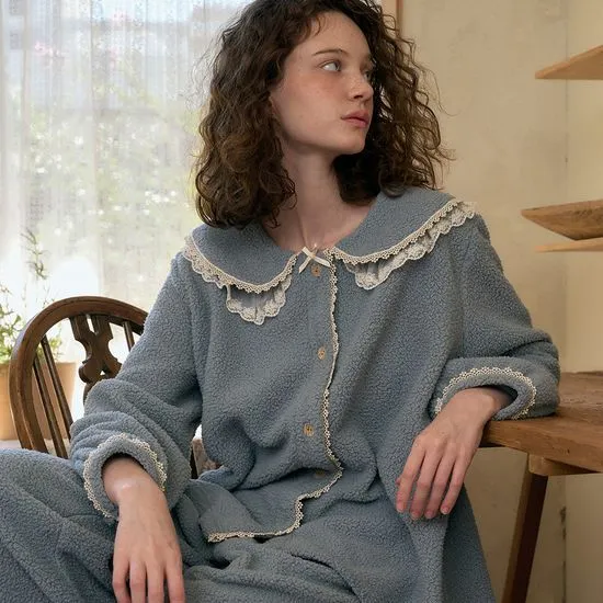 울랄라 파자마 긴팔원피스/투피스