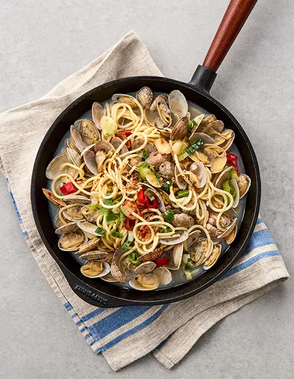 콜린스 다이닝 바지락 술찜 파스타