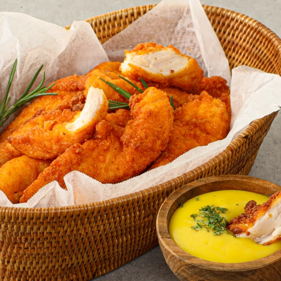 국내산 통닭안심 치킨텐더 1.2kg X 1팩 (머스타드,어니언소스 증정) (11,562원/무료)