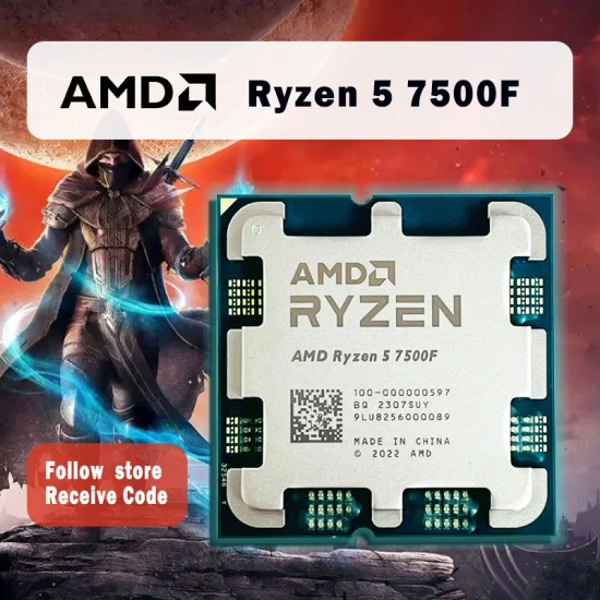 AMD 라이젠 5700X3D($118.21/무료) | 5600($64.43/무료) | 5600G($77) | 7500F($106.85/무료)