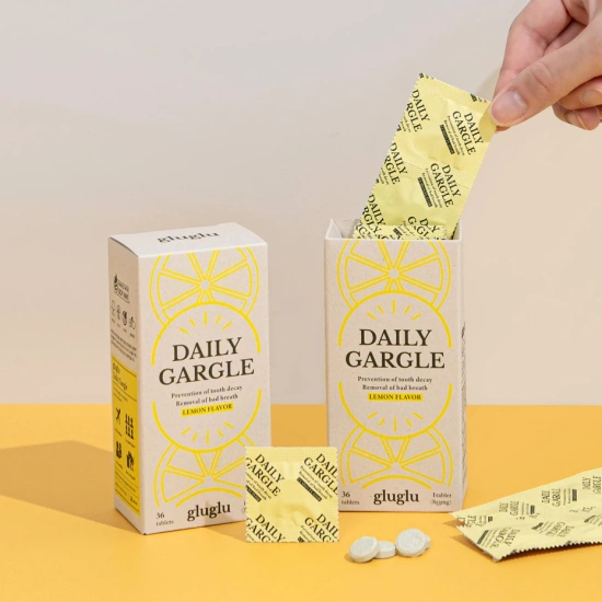 글루글루 입냄새 제거 무알콜 고체 가글 (1박스x36정) (6,943원/무료배송)1
