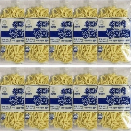 천일 수타식 중화면 230g X 10봉 (7,985원/무료)