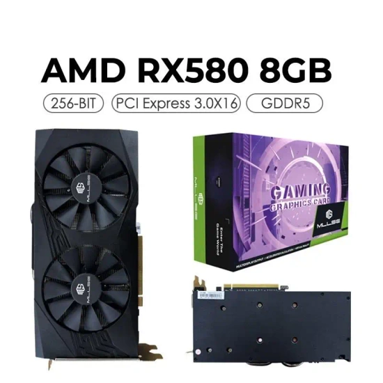 MLLSE AMD Radeon RX 580 그래픽 카드, GDDR5 256 비트($28.05/무료)19