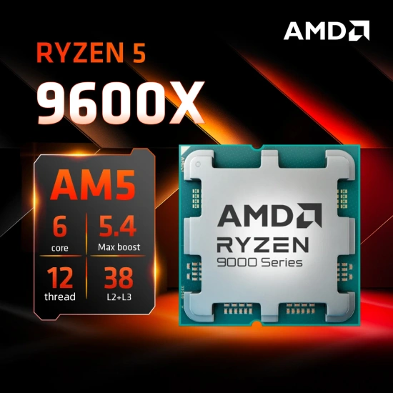 AMD 라이젠 5 9600X CPU(163.30달러/무료배송)1