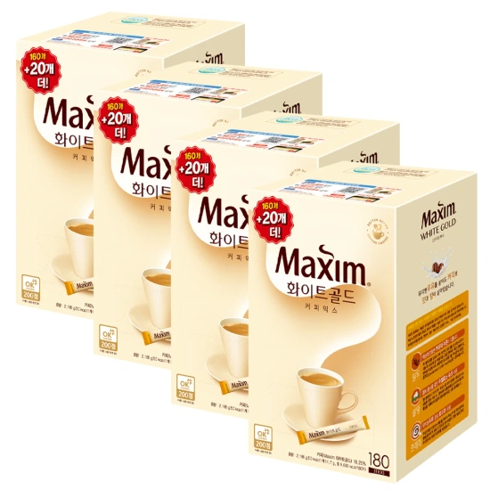 쿠폰특가) 맥심 모카골드 360T(38,157원) 170T 6개(105,098원) 화이트골드 400T(42,152원)