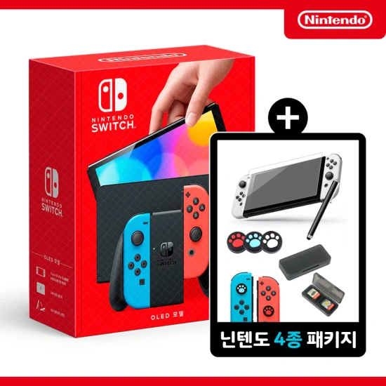 닌텐도 OLED 네온 + 4종 패키지 (312,700/무료)22