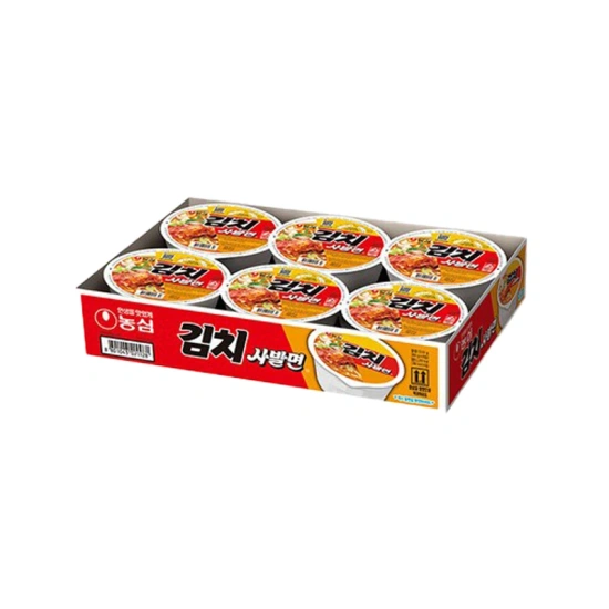 <코인특가제품>농심 김치사발면86g 6입(3.083원/무료)1