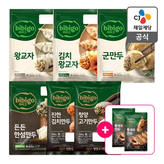 비비고 왕교자 315g x 8개 + 통새우만두 200g x 2개 (20,018원/무료)17