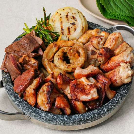 소 염통+곱창+대창+막창 각 1팩 (+소스증정)(15,909원/무배)