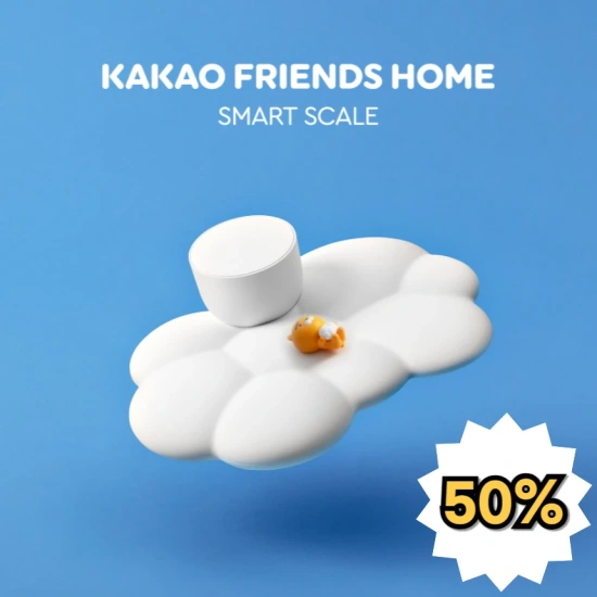 카카오프렌즈홈 스마트 체중계 집들이 선물 스마트폰 연동 피규어 택1 (24,422원/무료)