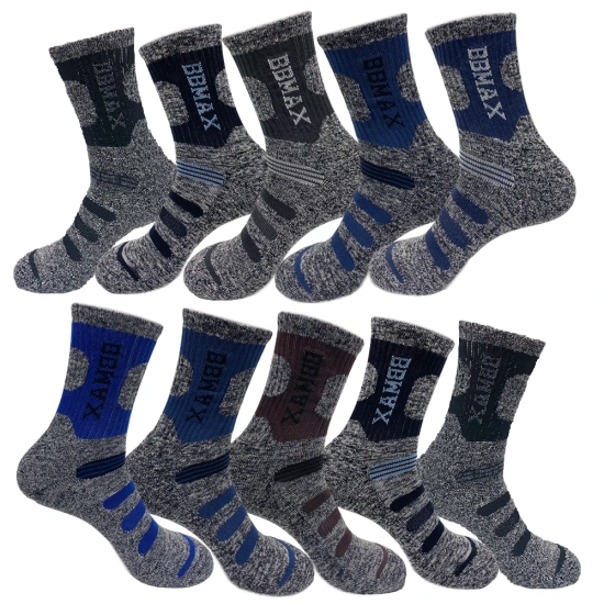 두발로 한국산 남성용 2중 파일 등산 양말 10켤레 (8.690/무배)