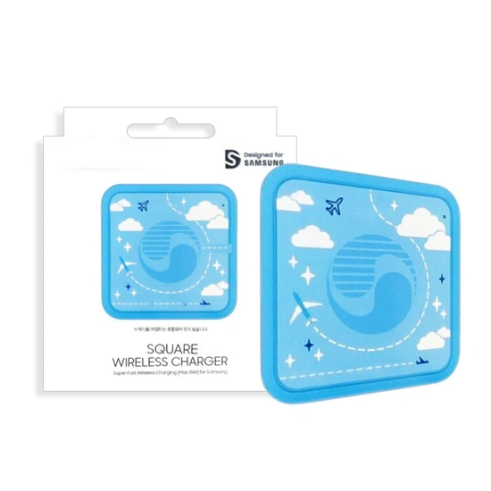 삼성 15W 고속 무선 충전패드 스카이블루 GP-PWU015AMOLK 정품 (5,411원/무료)1