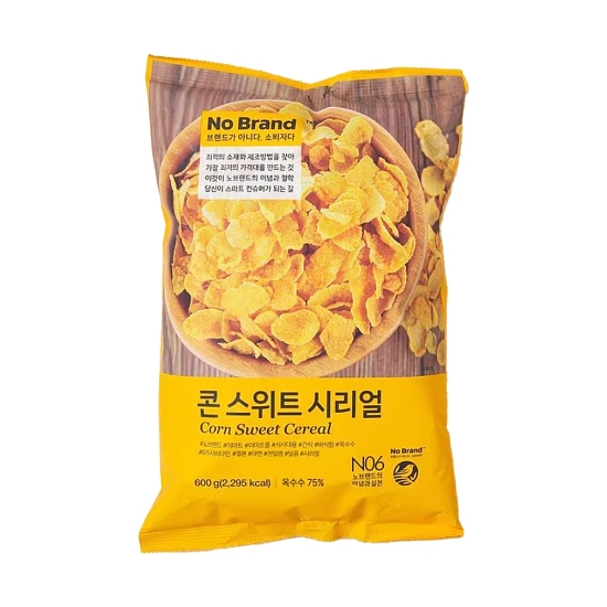 노브랜드 콘스위트 시리얼 600g(2,992원/무료) 아몬드 크랜베리 시리얼 630g(4,282원/무료)2