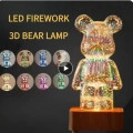 8가지 색상의 3D 곰 불꽃놀이 조명($7.18 /무료)2