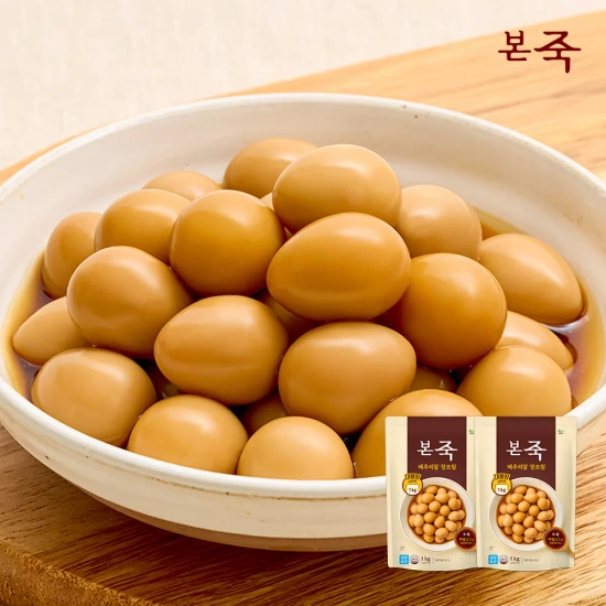 본죽 대용량 메추리알 장조림 1kg 2팩 (웰컴) (5,239원/무료)1