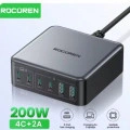 Rocoren 200W GaN 충전기 6 포트($13.87/무료)