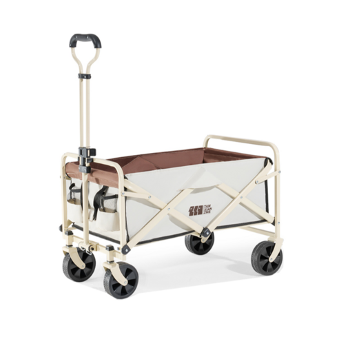탄씨엔쯔 접이식 캠핑 웨건, 화이트, 1개 (18,010원/무료)