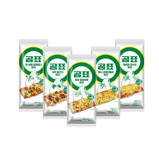 곰표 냉동 사각피자 4종 임박 (900원/10개당 4,000원)