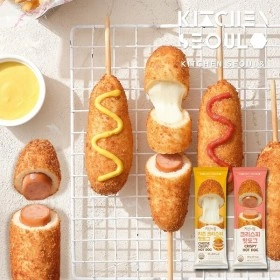 키친서울 크리스피 10팩 + 모짜렐라 치즈핫도그 10팩 (21,900/무료)