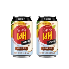 갈아만든배 저칼로리 340ml 24캔 (12,450원/무료)