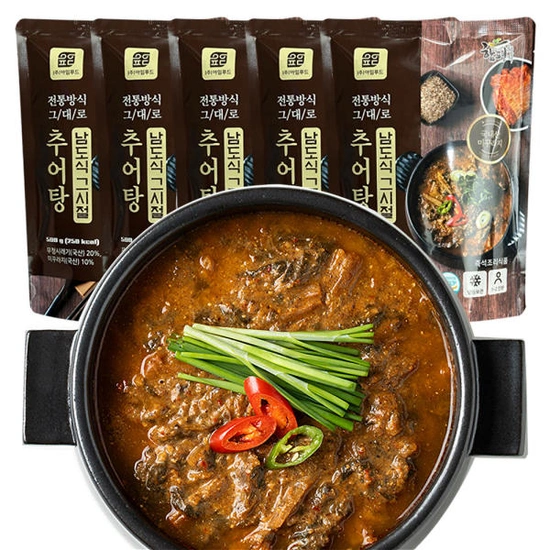 남도식 그시절 추어탕 500g 5팩 (13,810원/무료)
