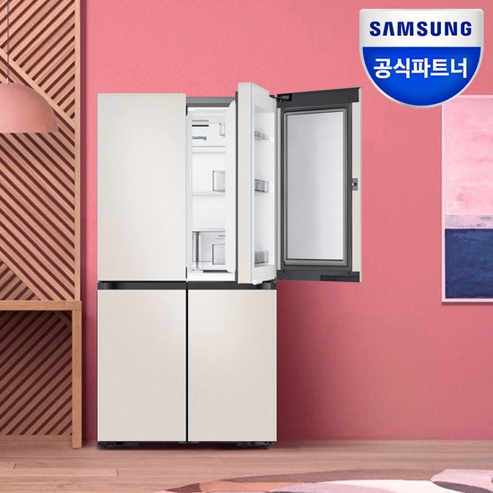 삼성전자 비스포크 4도어 900L 냉장고 (1540000/무료)