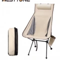 Westtune 휴대용 접이식 캠핑 의자 머리 받침 경량 관광 의자($8.49/무배)