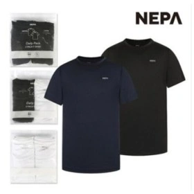 네파 공용 기능성  라운드티 1팩 2세트 15400원 유배5