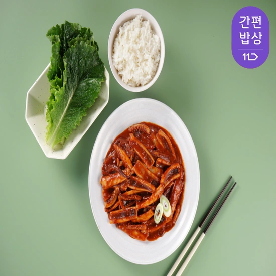 김씨밥 부드러운 오징어볶음 500g (6,320원/무료)2
