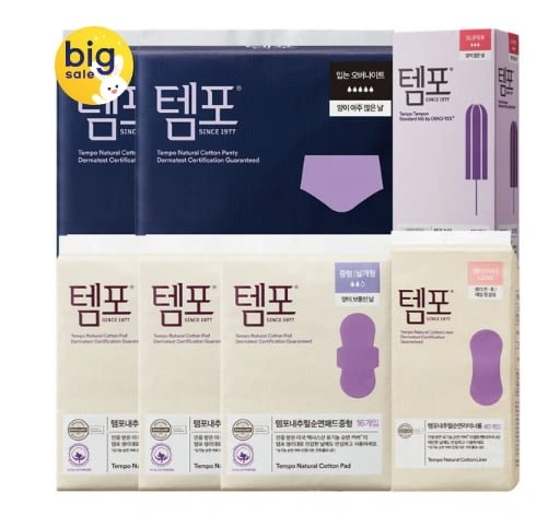 체내형생리대 템포 탐폰 슈퍼 20p 3개 (24,510원/무료)2