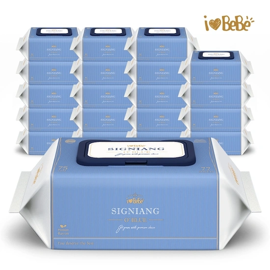 고평량 물티슈 시그니앙 오블루 75g 77매 20팩 (17,900원/무배)3