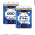 크리넥스 3겹 울트라클린 더블롱 27m x 30롤 2팩 (26,680원/무료)3